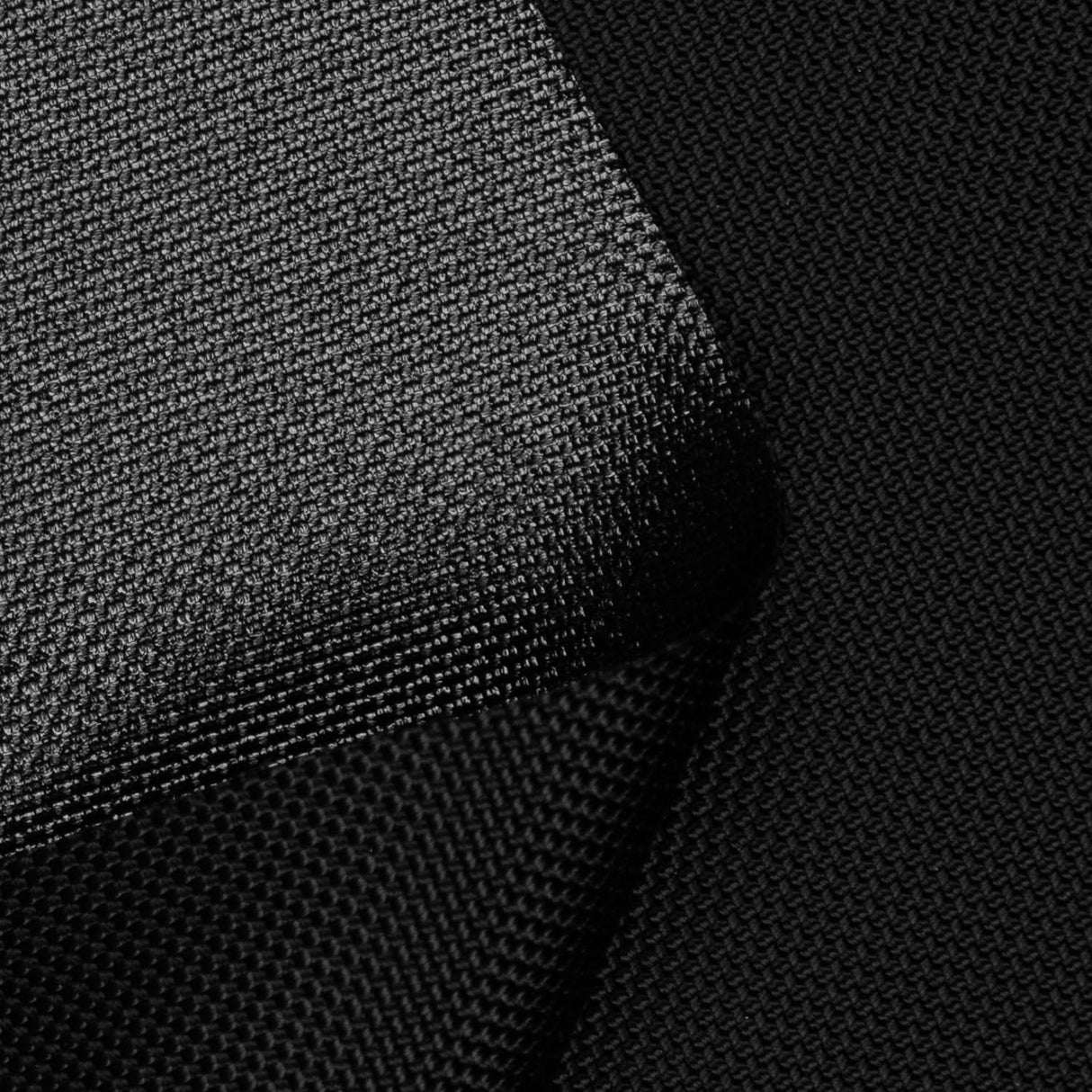60" Ballistic 1680D Black Polyester Fabric