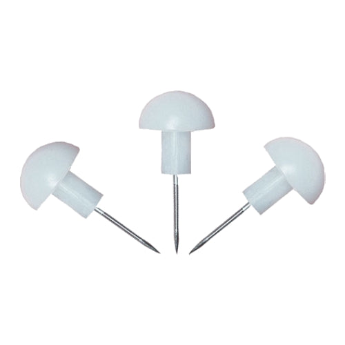No. 183-W White Plastic Head Upholstery Push Pin