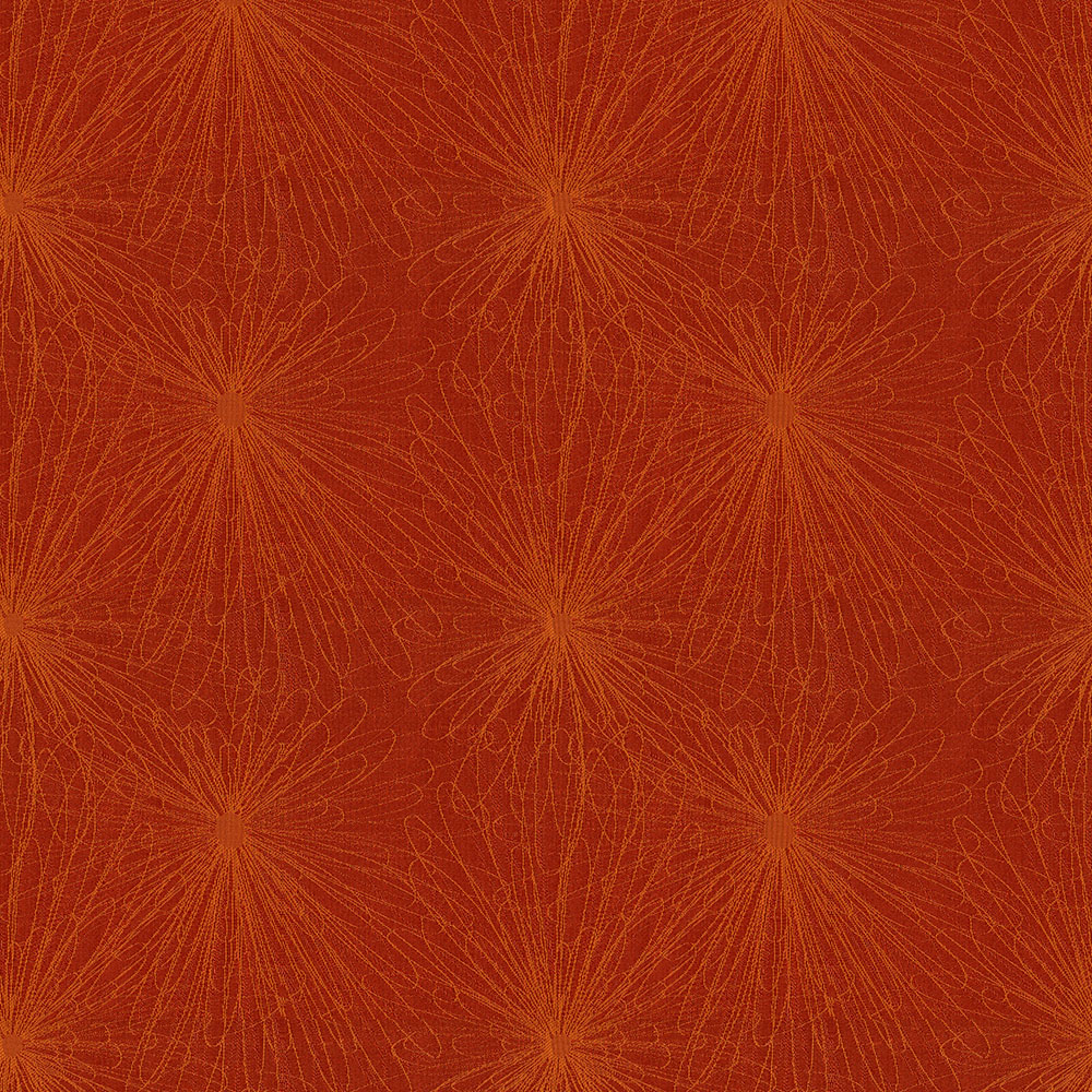 56" Flourish Flame (44) Upholstery Fabric