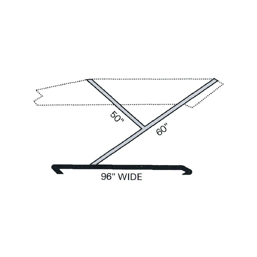 Large 2-Bar Convertible Bimini Frame Kit