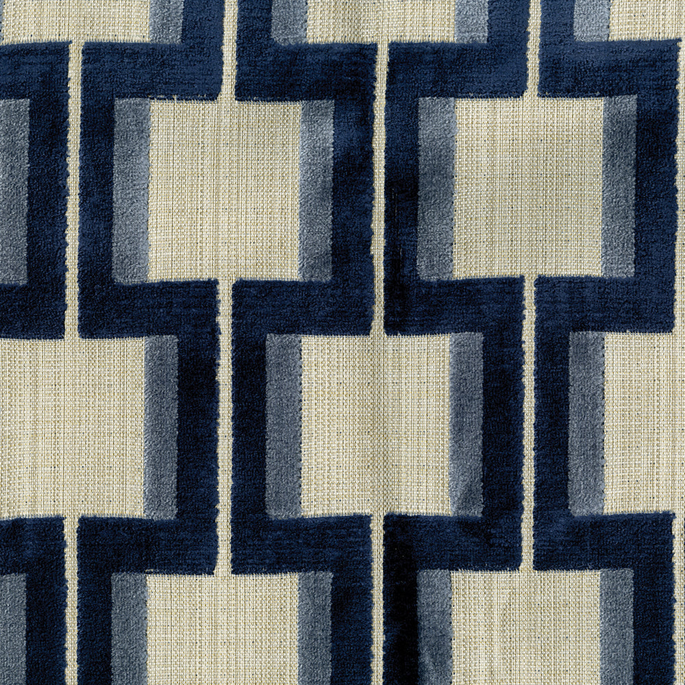 55" Wyatt Indigo (306) Upholstery Fabric
