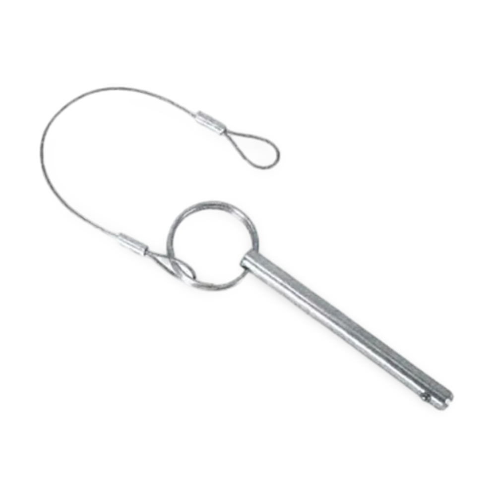 1/4" Stainless Steel Extra-Long Quick-Release Pin with Lanyard