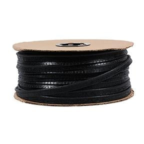 3/16" x 5/16" Black PVC Upholstery Piping Welt