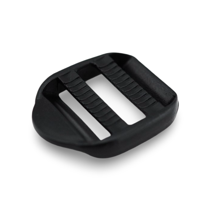 1" Black Acetal Dual Ladder Lock Buckle