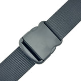2" Black Rounded Single Adjustable Side Release Webbing Buckle