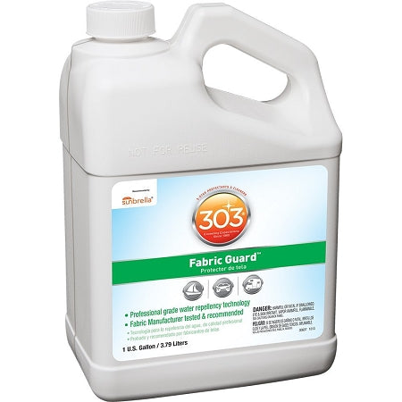 303 High Tech Fabric Guard PFAS-free 1 gallon treatment for waterproofing large fabric projects