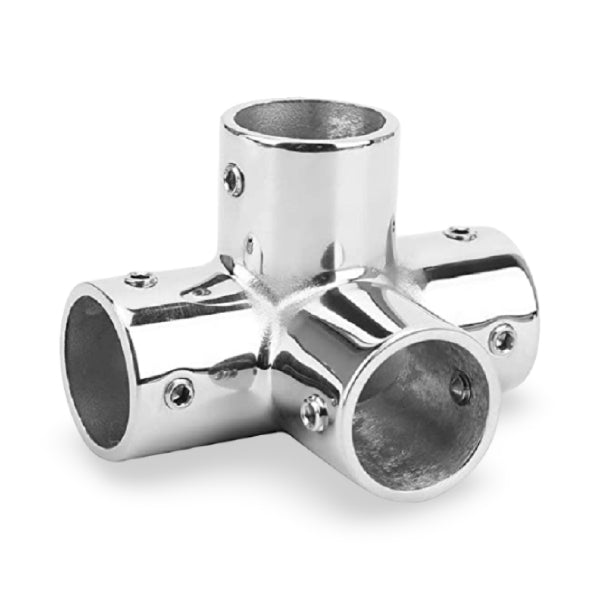 7/8" Stainless Steel 4-Way Corner