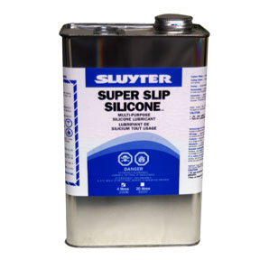 Sluyter Super Slip silicone 4 L bulk lubricant for maintaining marine and industrial hardware
