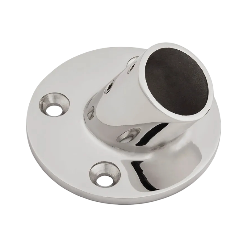 1" Stainless Steel 60° Round Base