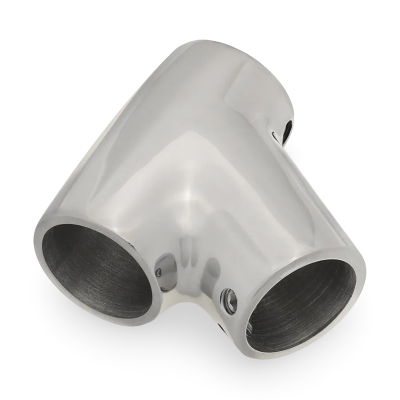 1" Stainless Steel 60° Tee Rail Fitting