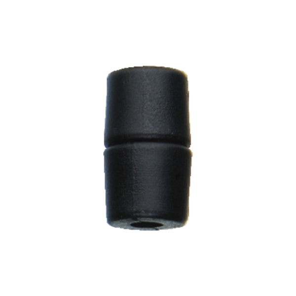CLE 680 Black ABS Ribbed Cord End