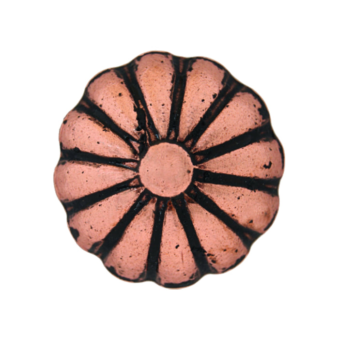 No. 7001-OCLR 1/2 7/16" Daisy Old Copper Lacquered Rolled Nail