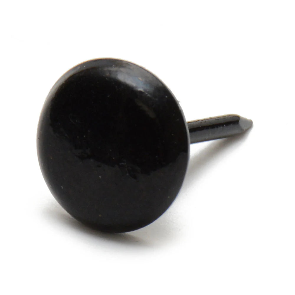 7/16" Low Dome Black Upholstery Nail