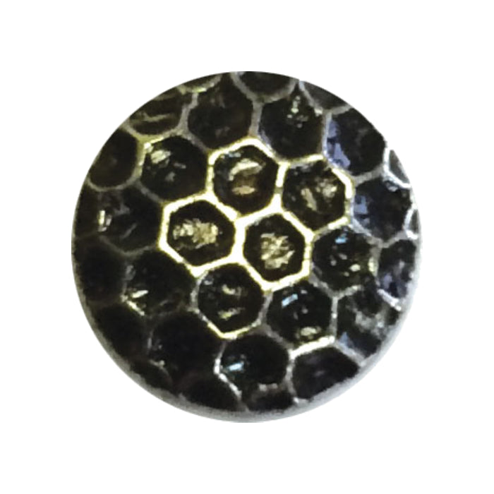 No. 7210-OSLR 1/2 7/16" Honey Comb Old Silver Lacquered Rolled Nail