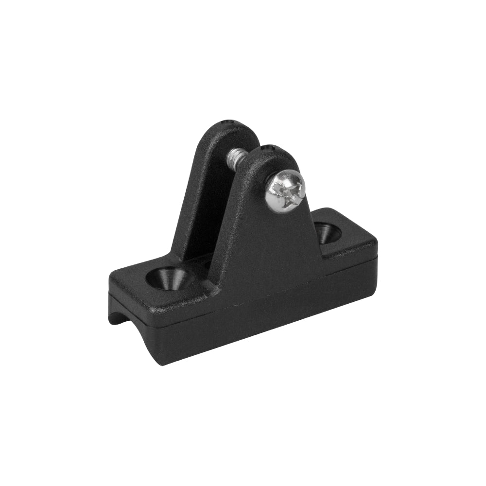 2-1/2" x 7/8" Black Delrin Concave Rail Mount