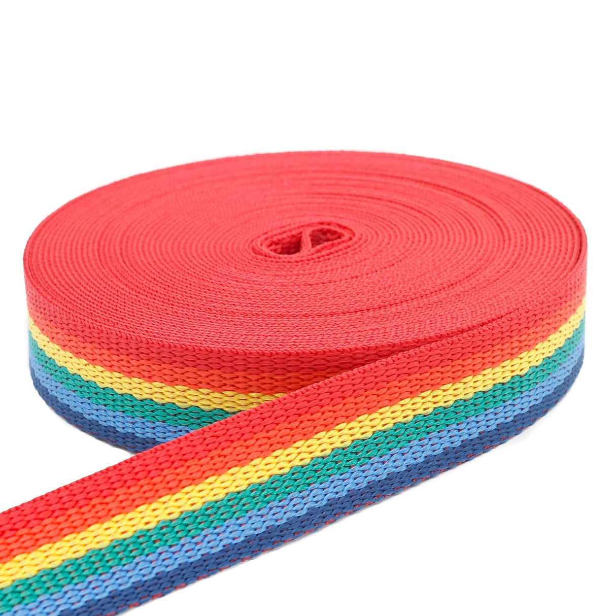 1.02 mm Polypropylene Webbing — Rainbow
