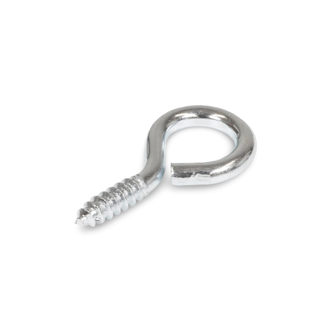 #8 x 13/16" Zinc-Plated Steel Screw with 15/32" Eyelet