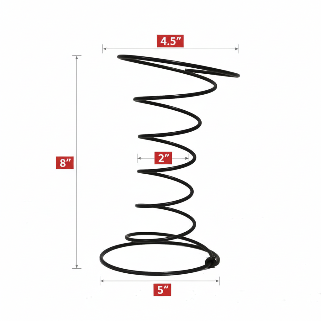 8" Furniture Coil Spring — 8 Gauge