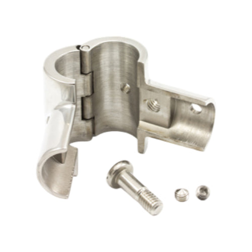 7/8" Stainless Steel 90° Hinged Tee Rail Fitting