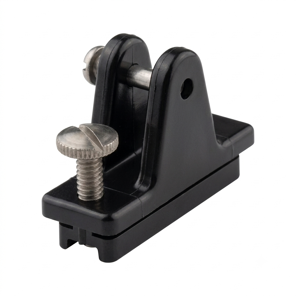 Delrin Sliding Track 90° Deck Mount with Lock Screw