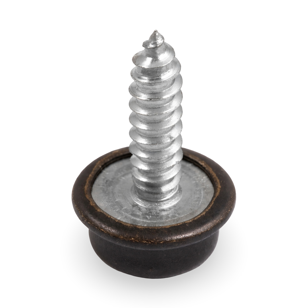 DOT® Line 24 (5/8") Black Stainless Steel Snap Fastener 5/8" Screw Stud