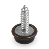DOT® Line 24 (5/8") Black Stainless Steel Snap Fastener 5/8" Screw Stud