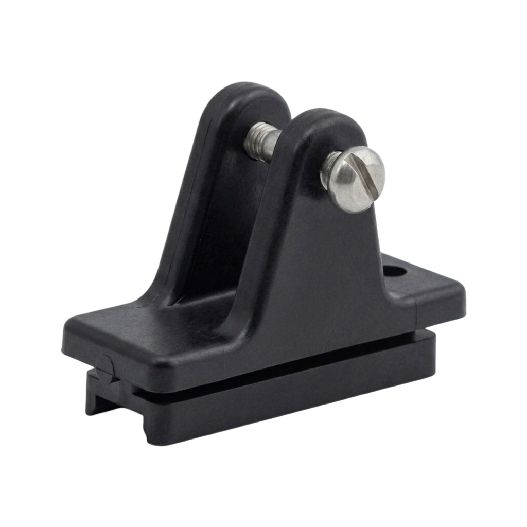 Delrin Sliding Track 90° Deck Mount