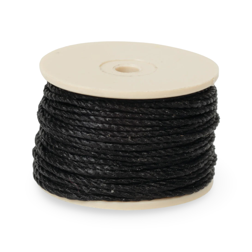 Replacement Waxed Black Thread for No. 413 Automatic Sewing Awl