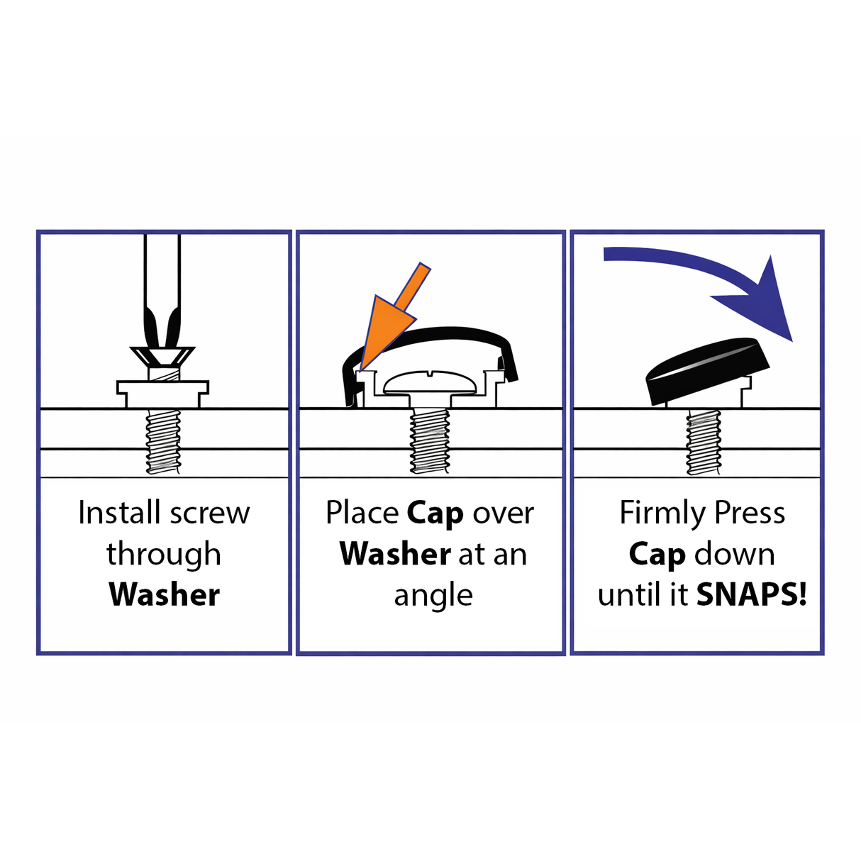 Snap-Caps® Screw Cover