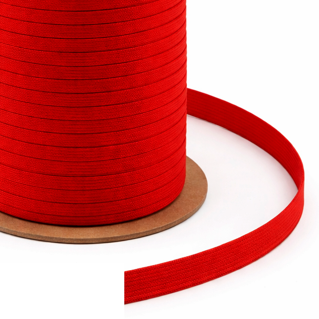 3/4" Sunbrella® Logo Red Straight-Cut Binding Tape