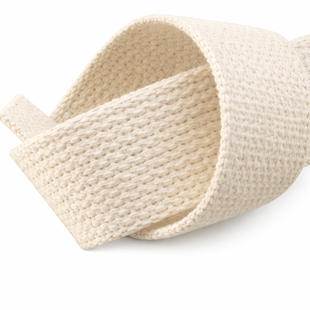 Cotton Webbing Heavy Duty  — Natural