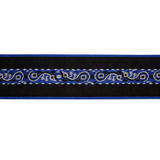 "Royal Gecko" Polyester Tubular Jacquard Webbing
