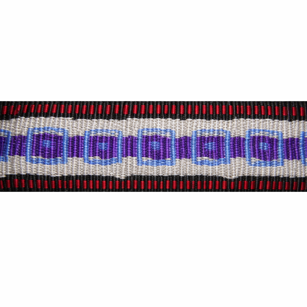 "Loops" Polyester Tubular Jacquard Webbing