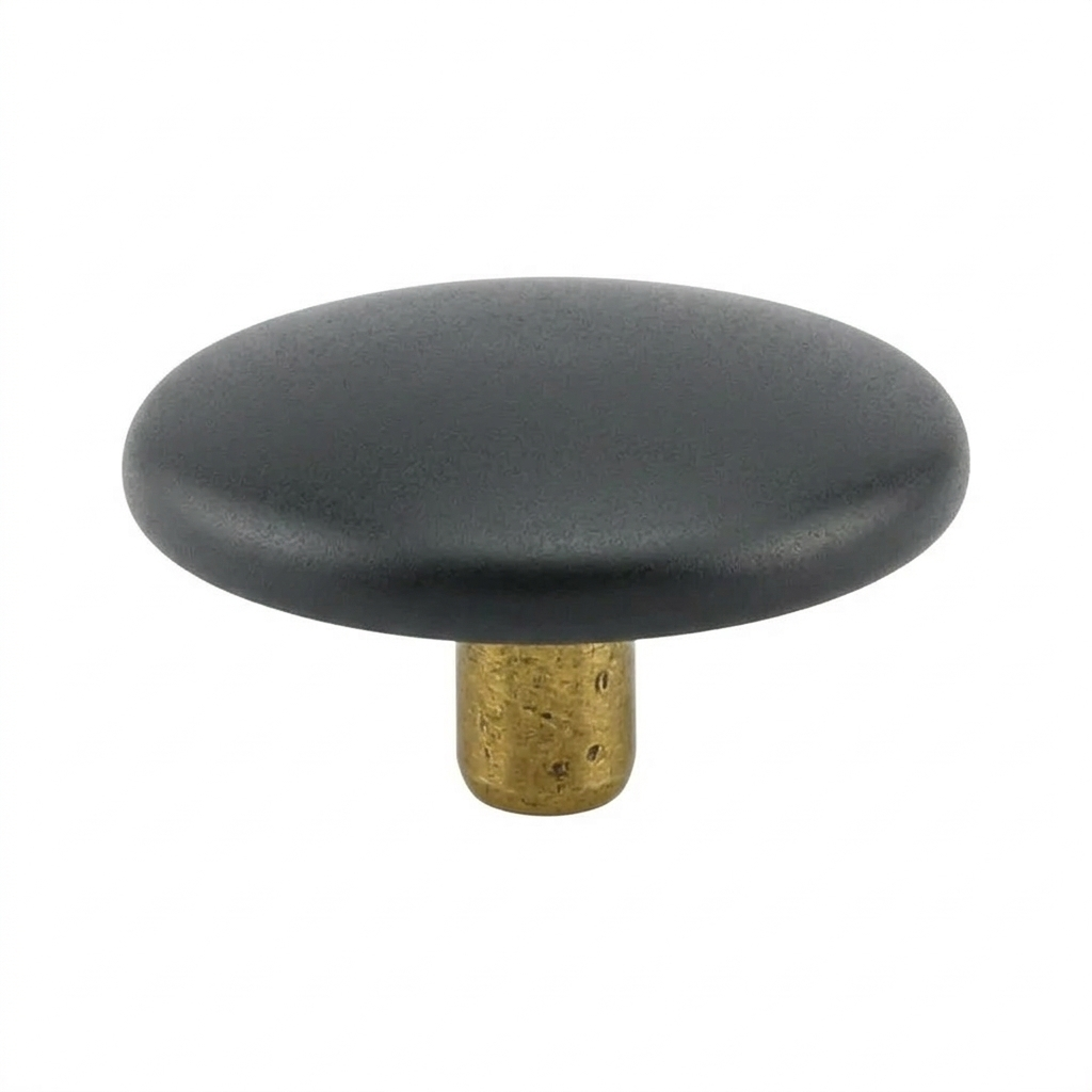 DOT® Line 20 (1/2") Black Brass Snap Fastener Dome