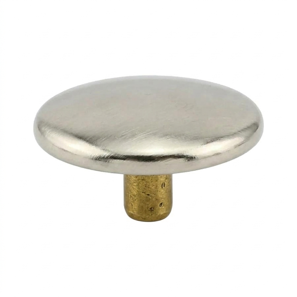DOT® Line 20 (1/2") Nickel-Plated Brass Snap Fastener Dome