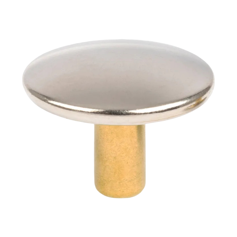 DOT® Line 24 (5/8") Nickel-Plated Brass Snap Fastener Dome