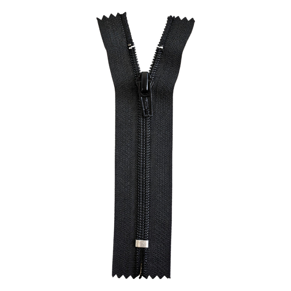 10" Plastic #5 Closed-End Locking Zipper