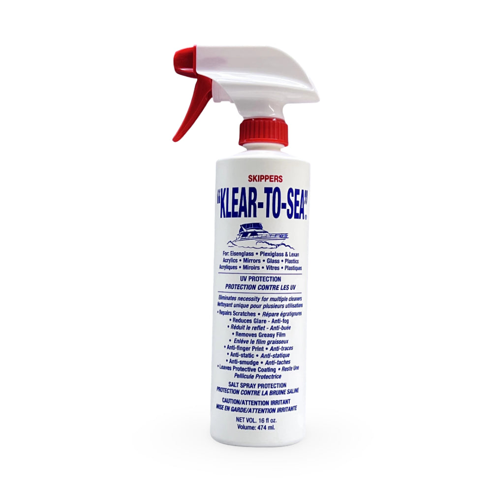 Skippers "KLEAR-TO-SEA" Clear Vinyl Cleaner (16 oz)