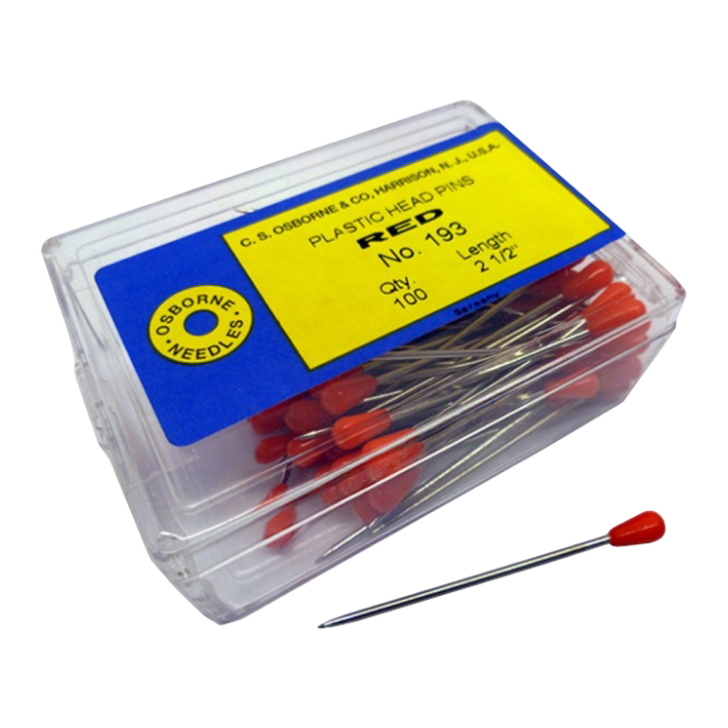 No. 193 Plastic Head Pins (2-1/8")