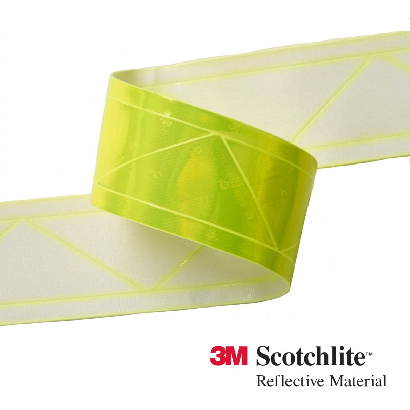 3M™ Scotchlite™ 6187 High-Gloss Lime/Yellow Sew-On Reflective Trim