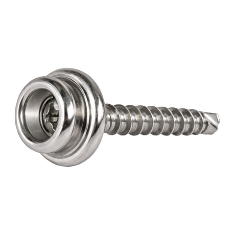 DOT® Line 24 (5/8") Stainless Steel Snap Fastener "Self-Drilling" Screw Stud