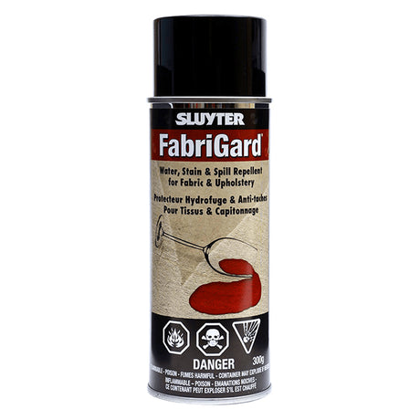 Sluyter Fabricgard 10.5 oz spray water repellent for outdoor fabrics and upholstery