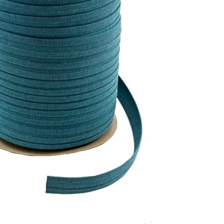 3/4" Sunbrella® Teal Tweed Straight-Cut Binding Tape