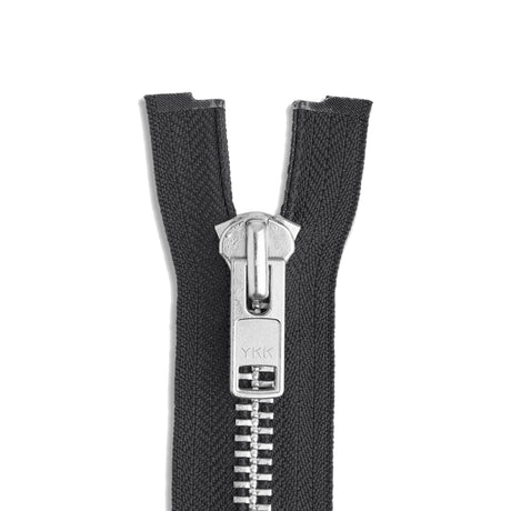 24" YKK® #10 Aluminum Separating Zipper
