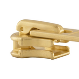 YKK® #10 Brass Single-Pull Locking Zipper Slider