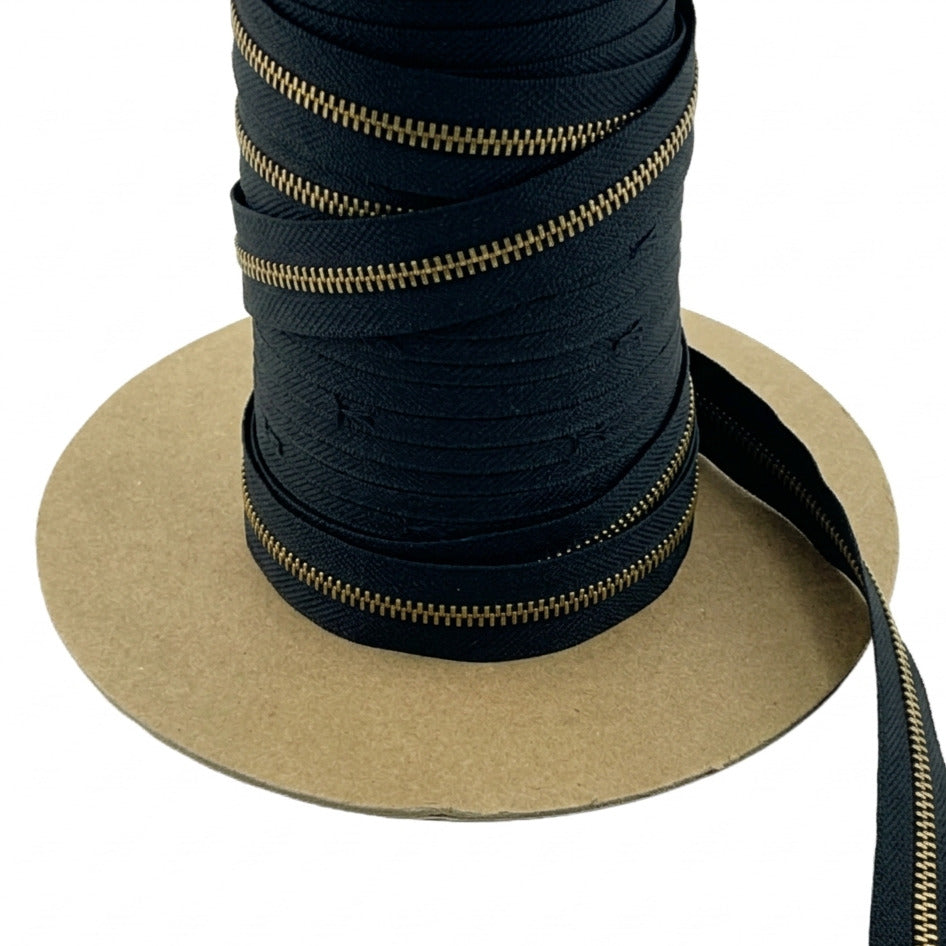 YKK® #5 Brass Zipper Chain