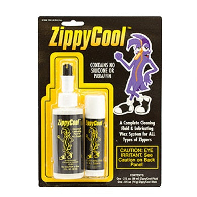 YKK Zippy Cool zipper cleaner and lubricant kit for maintaining smooth-running marine zippers