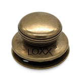 LOXX® "Pull-It-Up" Fastener Antique Brass Smooth Large Head Button