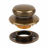 LOXX® "Pull-It-Up" Fastener Antique Brass Smooth Large Head Button