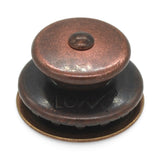 LOXX® "Pull-It-Up" Fastener Antique Copper Large Head Button